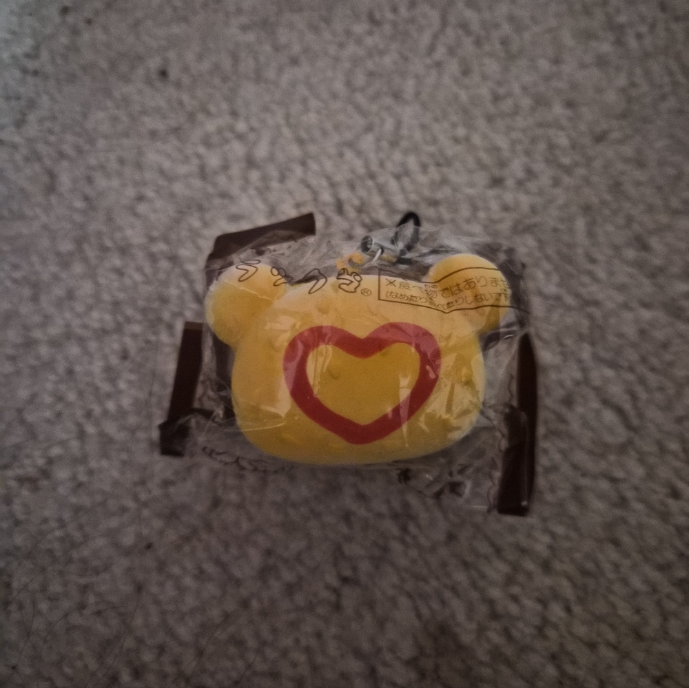 Rilakuma squishy with Red Heart